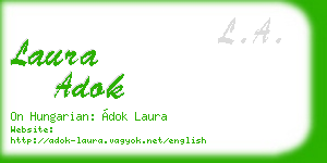 laura adok business card